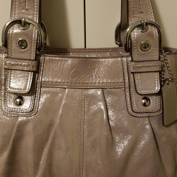 Vintage Authentic Coach top zip Soho shoulder bag - Picture 2 of 7